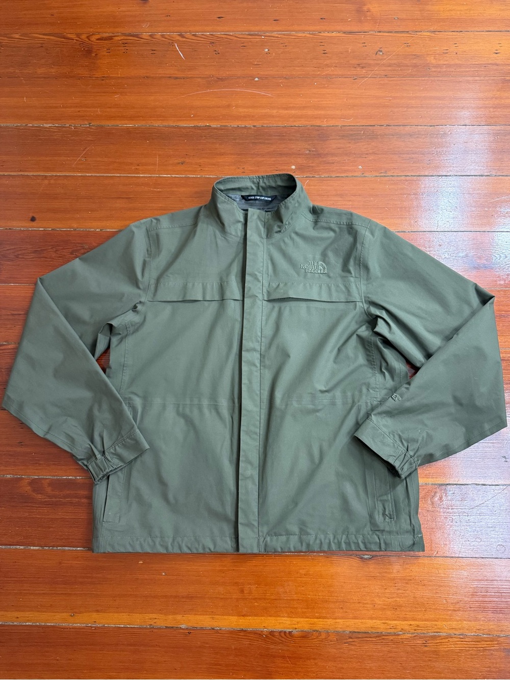 The North Face Men’s GORE-TEX Shell Olive Green Lightweight Field Jacket Sz L 🧡🍄